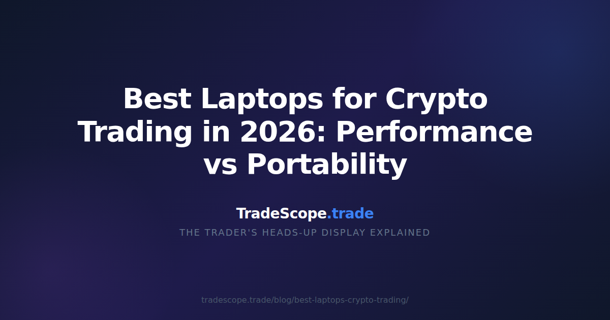 Best Laptops for Crypto Trading in 2026: Performance vs Portability