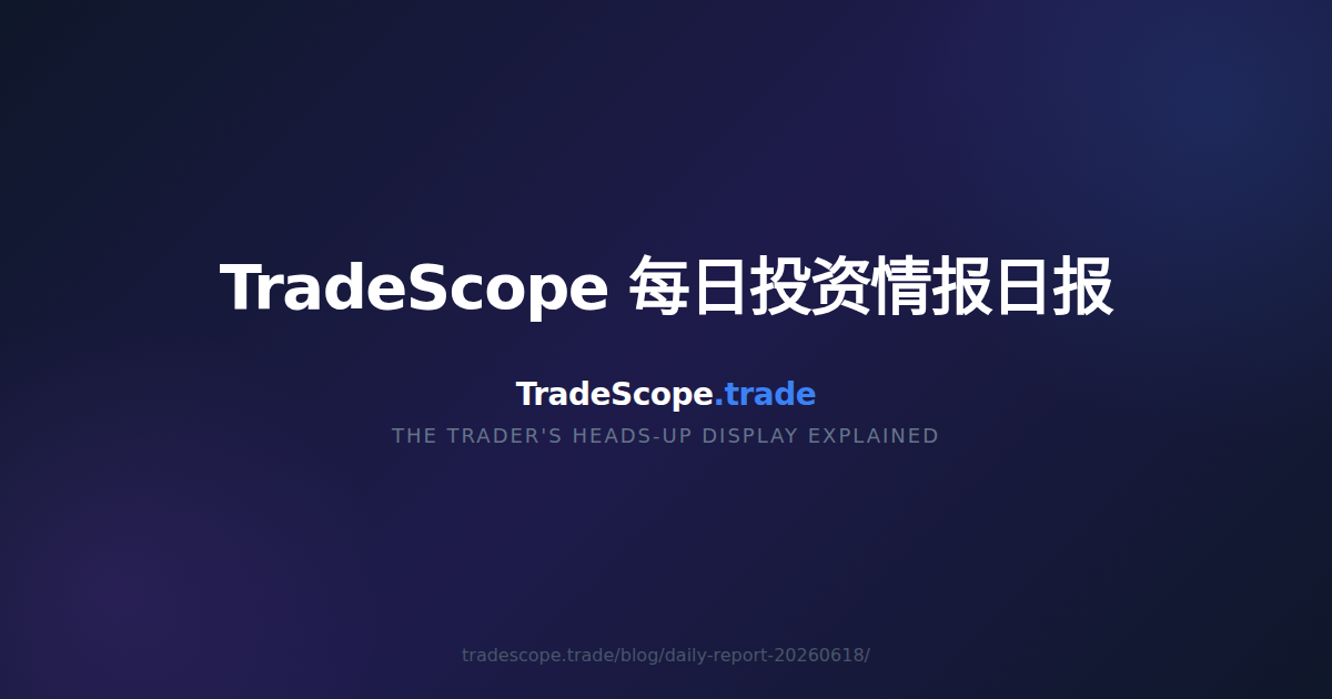 TradeScope 每日投资情报日报 — 2026-06-18 | TradeScope 博客
