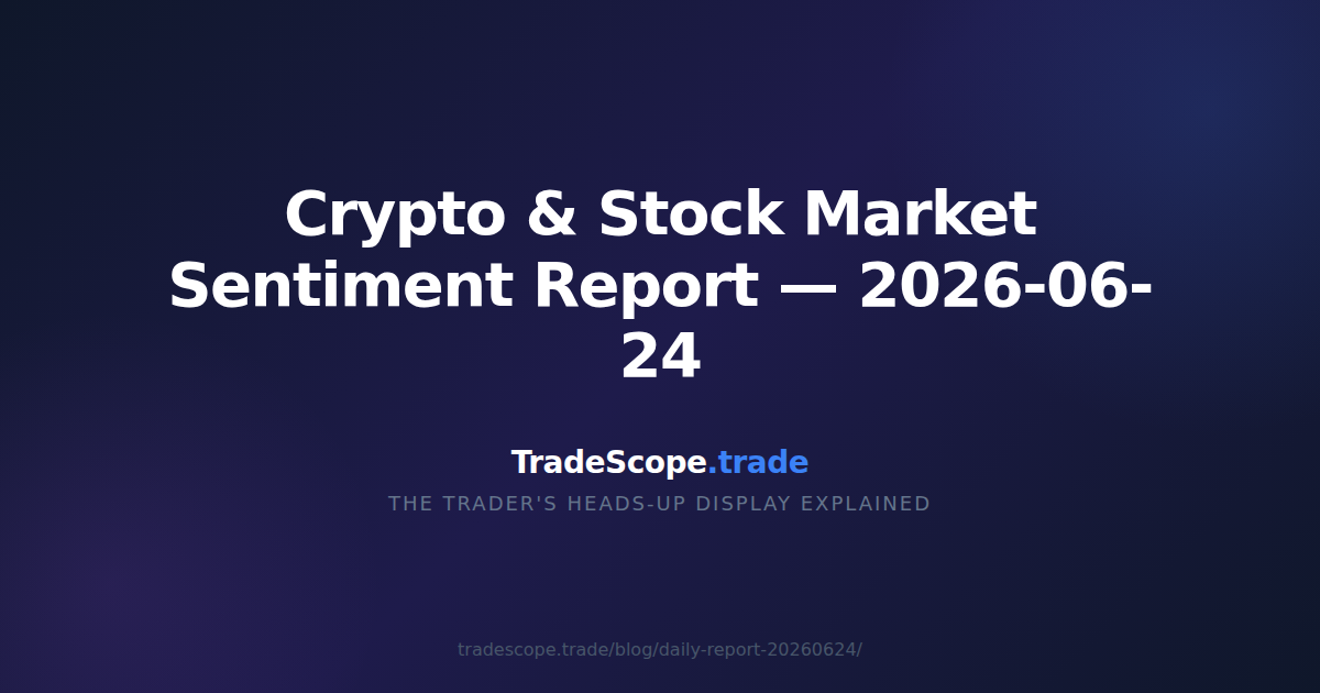 Crypto & Stock Market Sentiment Report — TradeScope