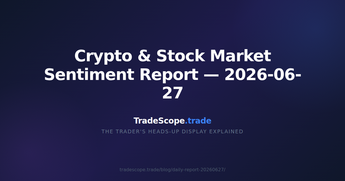 每日投资情报 AI 深度分析报告 | TradeScope 博客