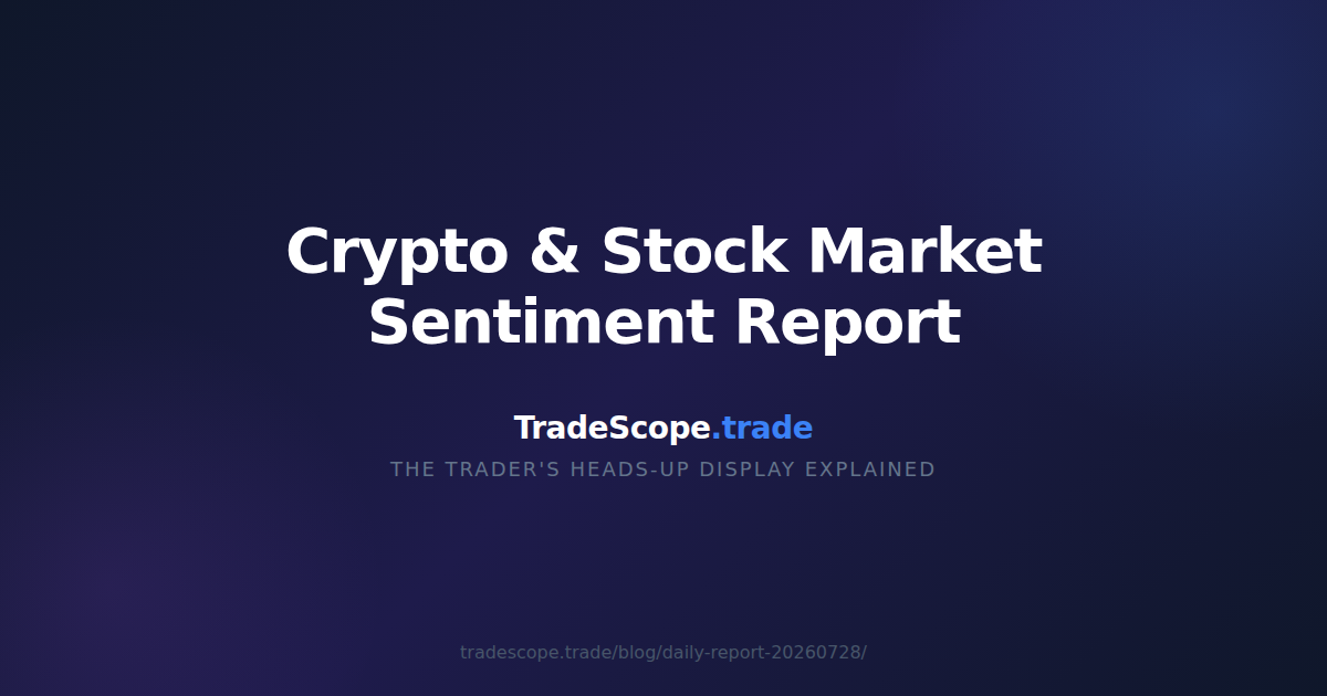 Crypto & Stock Market Sentiment Report — TradeScope