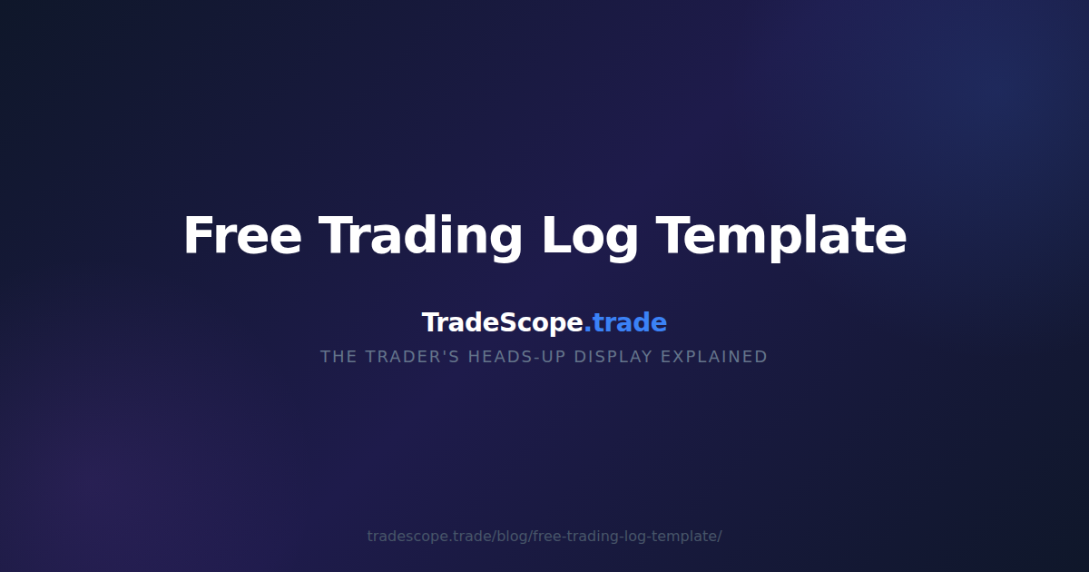 Free Trading Log Template — TradeScope