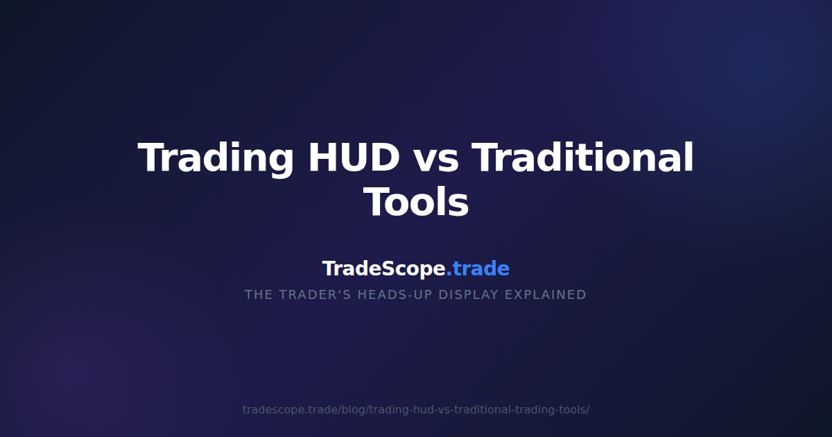 Trading HUD vs Traditional Tools — TradeScope