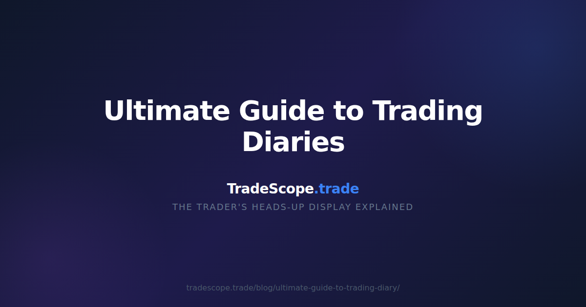 Ultimate Guide to Trading Diaries — TradeScope